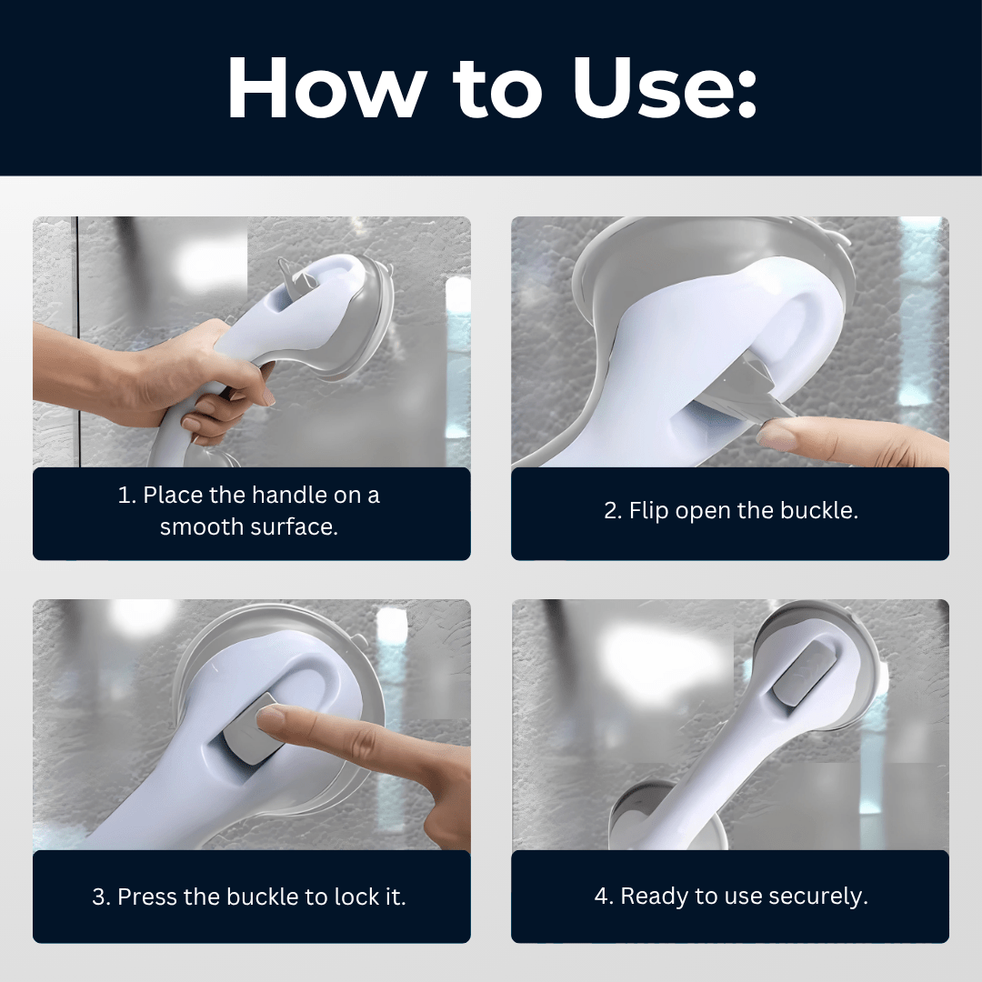 EasyHold Suction Handle - ShowerBlast