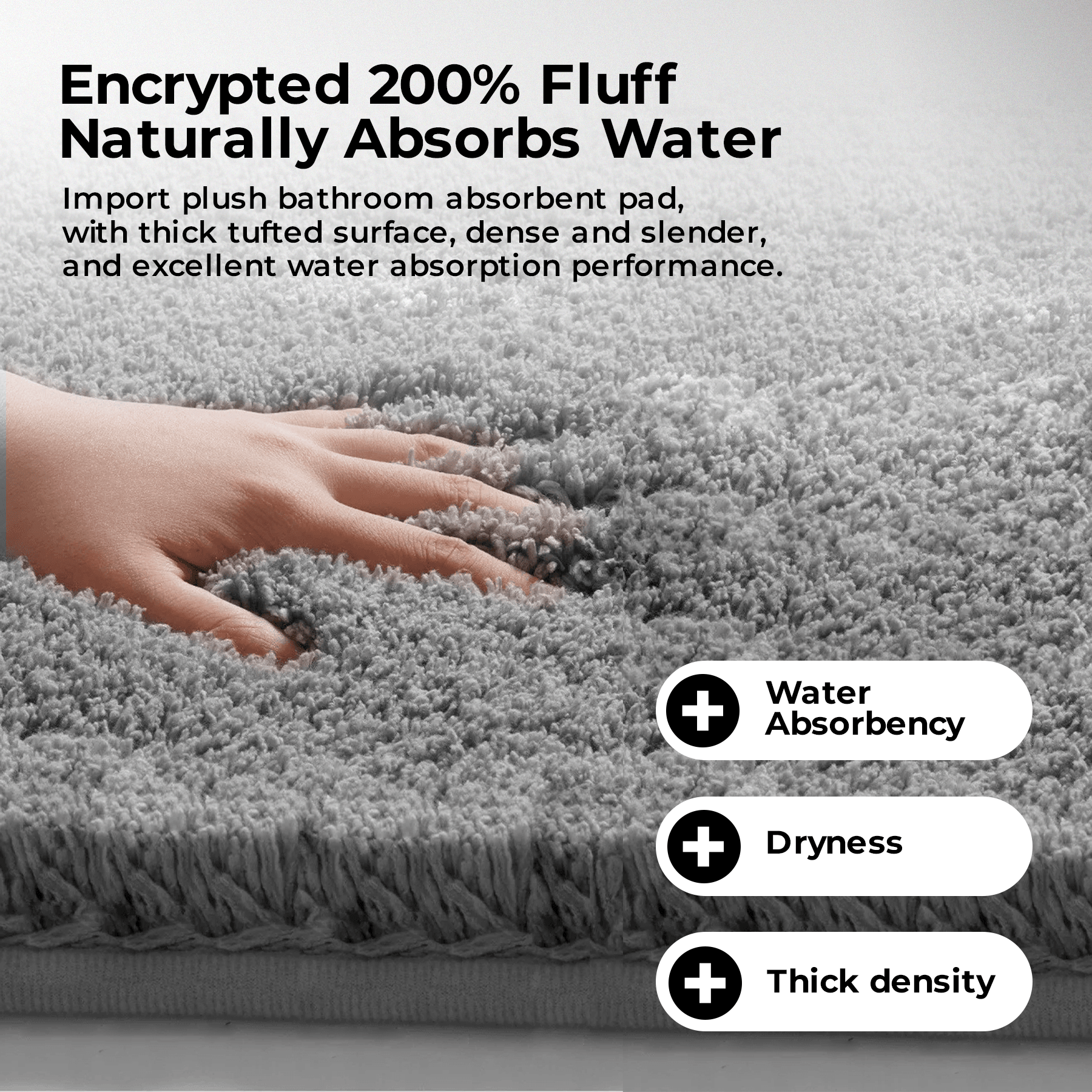 Premium Luxury Thick Bathroom Rug - ShowerBlast