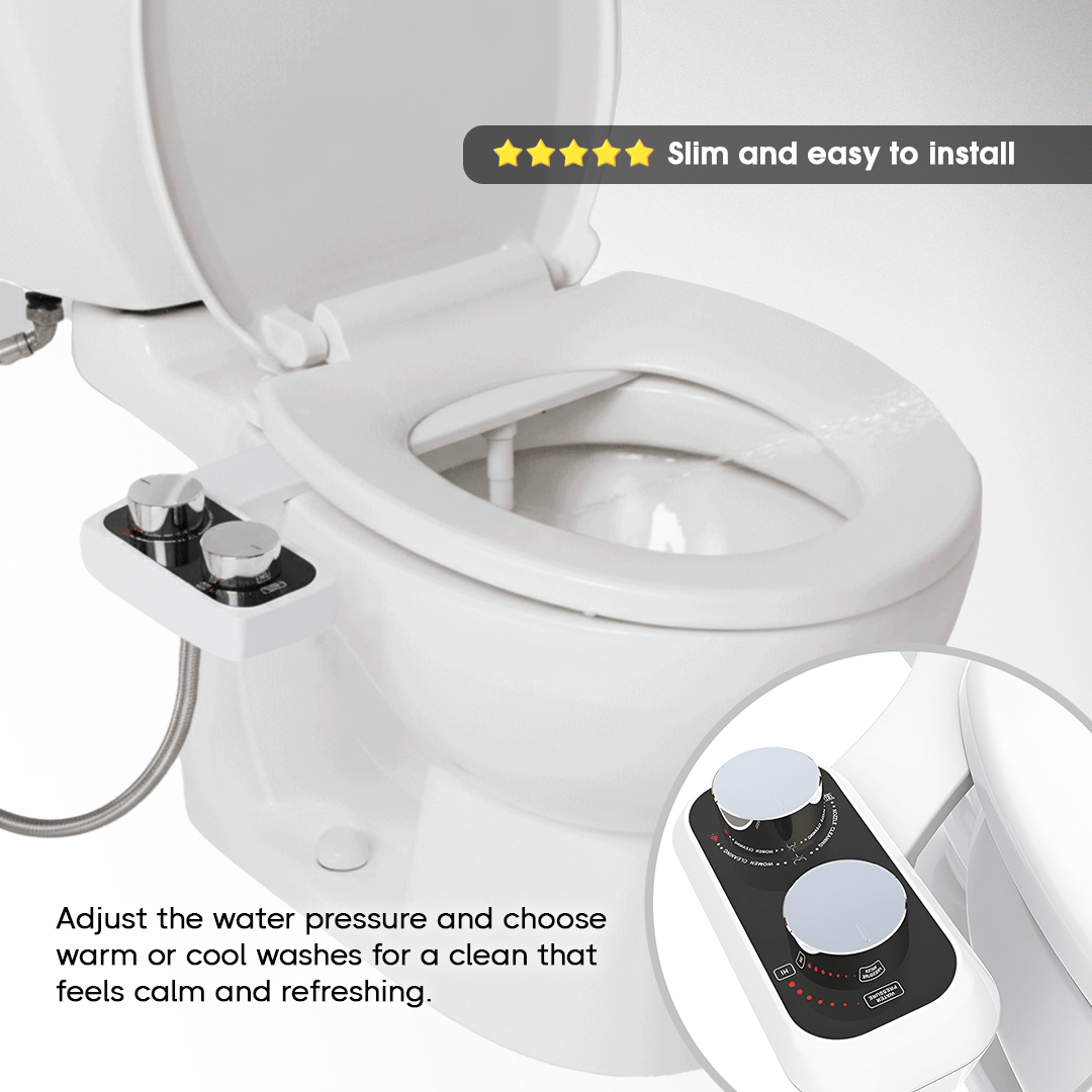 Ultra - Slim Toilet Bidet - ShowerBlast