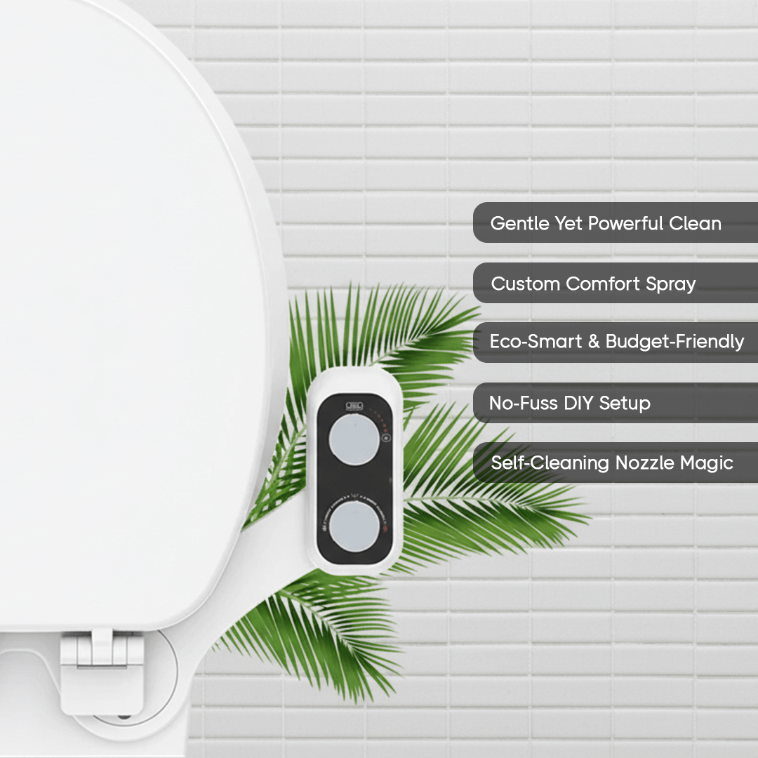 Ultra - Slim Toilet Bidet - ShowerBlast