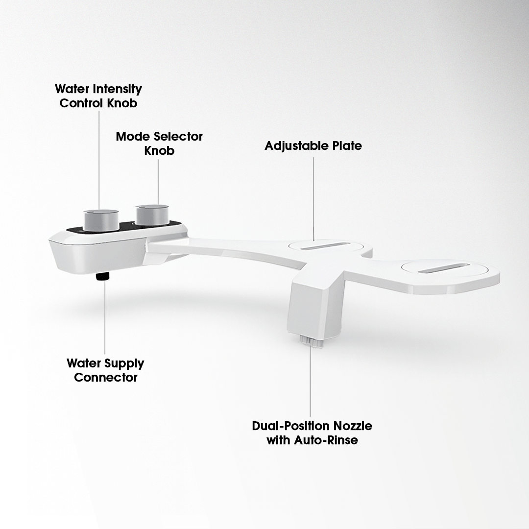 Ultra - Slim Toilet Bidet - ShowerBlast