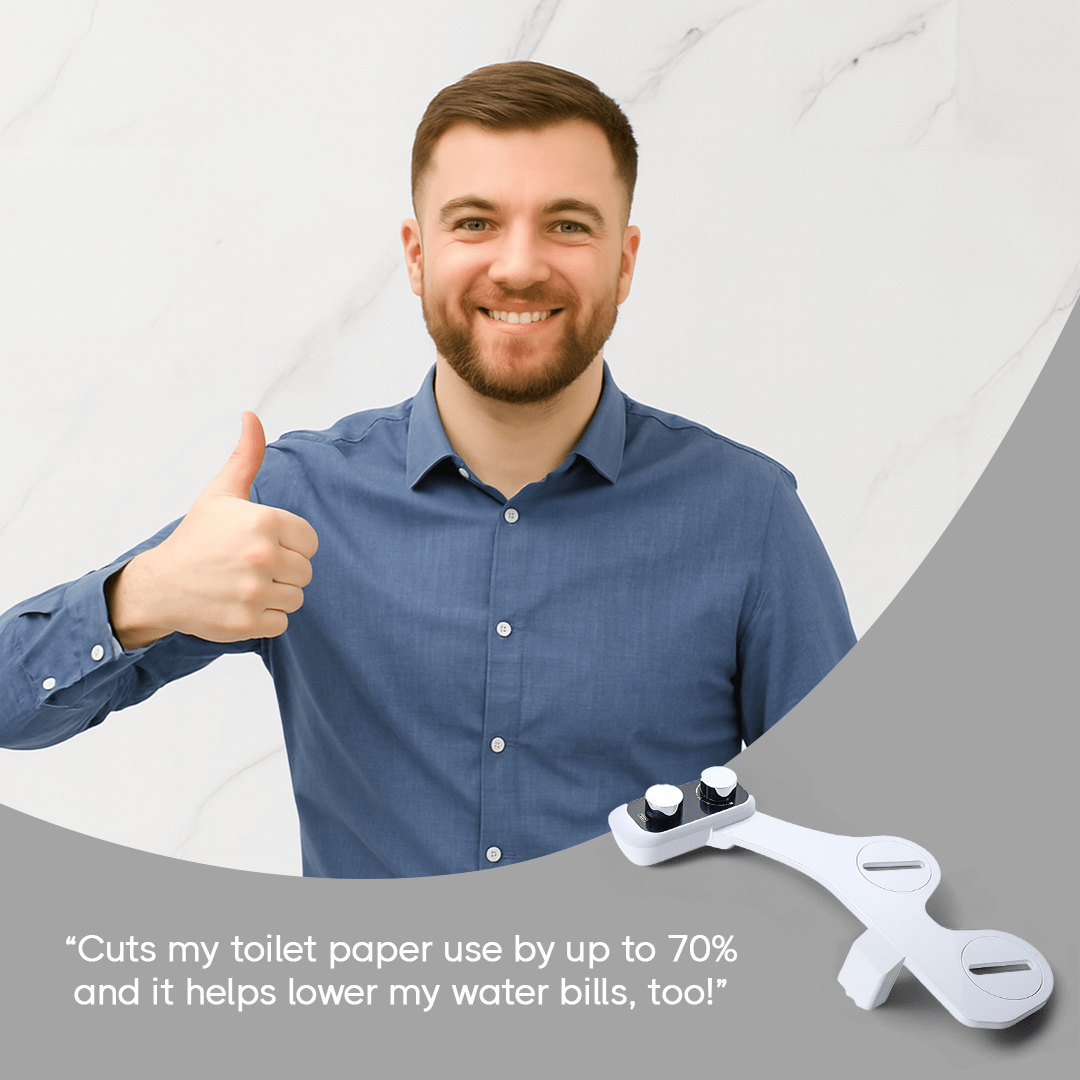 Ultra - Slim Toilet Bidet - ShowerBlast